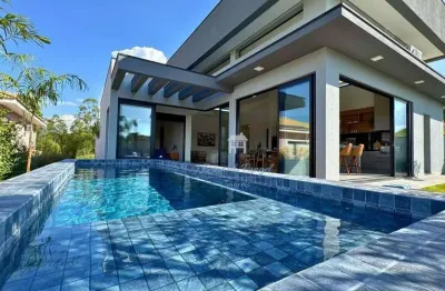 Casa de condomínio para venda em condomínio campos de santo antonio ii de 355.00m² com 4 quartos e 4 suites