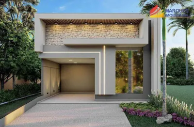 Casa de condomínio para venda em condomínio park gran reserve de 139.00m² com 3 quartos, 1 suite e 3 garagens