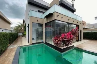 Casa de condomínio para alugar em residencial e empresarial alphaville de 380.00m² com 5 quartos, 5 suites e 4 garagens