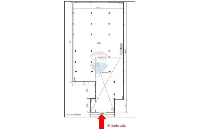 Imóvel comercial para alugar em centro de 1329.00m² com 4 garagens