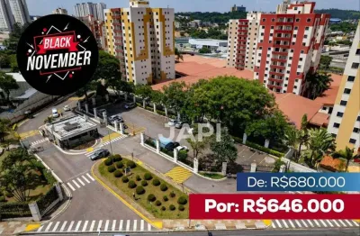 Apartamento para venda em vila das hortências de 96.00m² com 3 quartos, 1 suite e 2 garagens