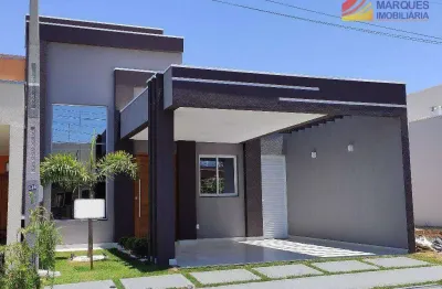Casa de condomínio para venda em jardim park real de 110.00m² com 3 quartos, 1 suite e 2 garagens