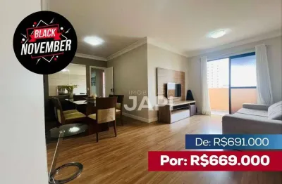 Apartamento para venda em parque residencial eloy chaves de 100.00m² com 3 quartos, 1 suite e 2 garagens