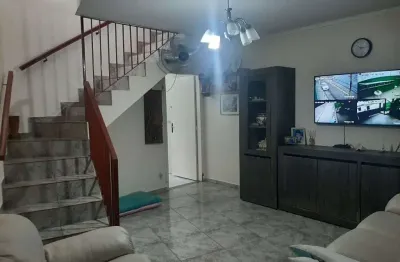 Sobrado para venda em vila pierina de 106.00m² com 3 quartos, 1 suite e 2 garagens