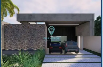 Casa para venda em alphaville nova esplanada de 265.46m² com 4 quartos, 4 suites e 4 garagens