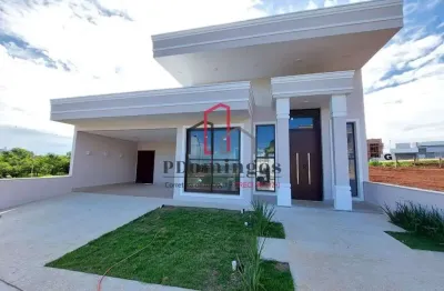 Casa de condomínio para venda em residencial royal garden de 183.00m² com 3 quartos, 3 suites e 4 garagens