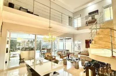 Sobrado para alugar em residencial eco village i de 350.00m² com 4 quartos, 4 suites e 4 garagens