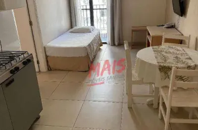 Flat para venda em gonzaga de 36.00m² com 1 quarto, 1 suite e 1 garagem