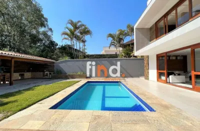 Casa de condomínio para venda em são paulo ll - granja viana de 496.00m² com 4 quartos, 4 suites e 5 garagens