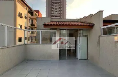Cobertura para venda em campestre de 89.00m² com 2 quartos, 1 suite e 1 garagem