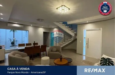 Casa para venda em parque novo mundo de 219.37m² com 2 quartos, 1 suite e 4 garagens
