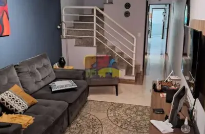 Sobrado para venda em vila santa clara de 116.00m² com 3 quartos, 2 suites e 2 garagens