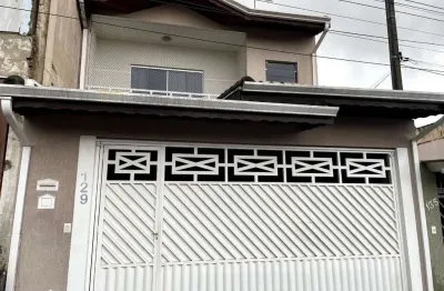 Sobrado para venda em parque américa de 150.00m² com 3 quartos, 1 suite e 2 garagens