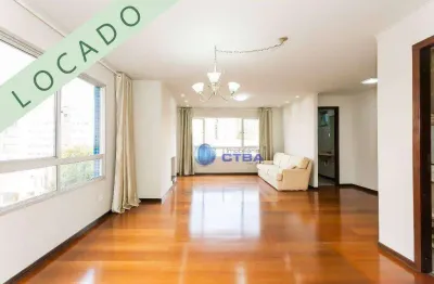 Apartamento para alugar em batel de 128.00m² com 4 quartos, 1 suite e 2 garagens