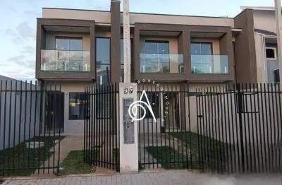 Sobrado para venda em pinheirinho de 75.00m² com 2 quartos e 2 garagens