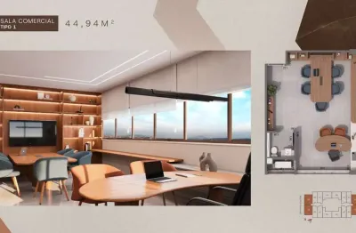 Sala comercial para venda em vila do golf de 45.00m² com 1 quarto e 1 garagem