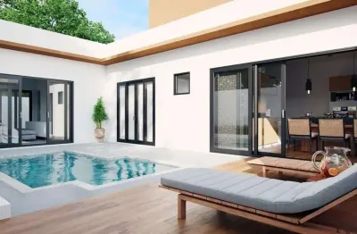 Casa de condomínio para venda em condomínio residencial milano de 188.00m² com 3 quartos, 3 suites e 4 garagens