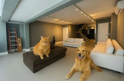 Cobertura para venda em panamby de 280.00m² com 3 quartos, 3 suites e 3 garagens