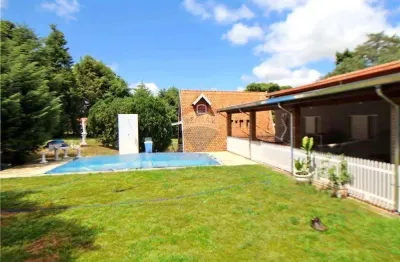 Chácara para venda em são pedro de 260.00m² com 4 quartos, 1 suite e 4 garagens