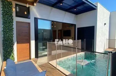 Casa de condomínio para venda em terras alphaville mirassol de 156.00m² com 3 quartos, 3 suites e 4 garagens