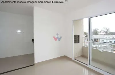 Apartamento para venda em novo mundo de 44.00m² com 2 quartos e 1 garagem