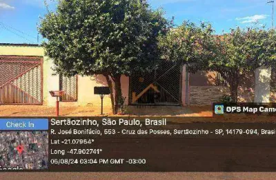 Casa com 2 quartos à venda na Rua José Bonifácio, 568, Cruz das Posses, Sertãozinho