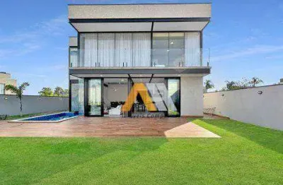 Sobrado para venda em alphaville nova esplanada iii de 300.00m² com 4 quartos, 3 suites e 4 garagens