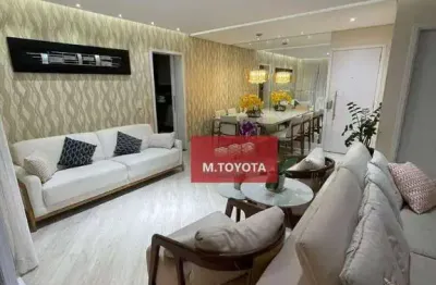 Apartamento para venda e aluguel em jd flor da montanha de 122.00m² com 3 quartos, 3 suites e 2 garagens
