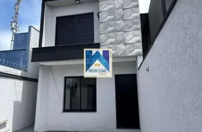 Sobrado para venda em vila cecília de 112.00m² com 3 quartos, 1 suite e 2 garagens