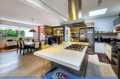 Casa de condomínio para venda em condomínio reserva da serra de 450.00m² com 5 quartos, 3 suites e 4 garagens