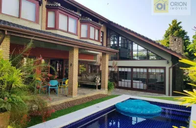 Casa de condomínio para venda em aldeia da serra de 450.00m² com 4 quartos, 2 suites e 6 garagens