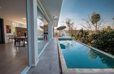 Casa para venda em chácara dos lagos de 435.90m² com 4 quartos, 4 suites e 8 garagens