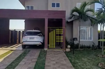 Casa de condomínio para venda em loteamento recanto do lago de 186.00m² com 3 quartos, 3 suites e 4 garagens