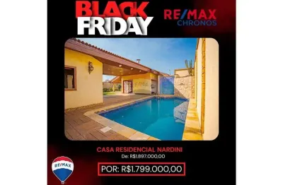 Casa para venda em parque residencial nardini de 330.88m² com 3 quartos, 1 suite e 4 garagens