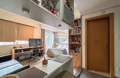 Flat para venda em alphaville centro industrial e empresarial/alphaville. de 35.00m² com 1 quarto