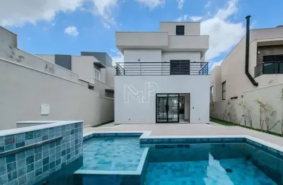 Casa de condomínio para venda em residencial ibi-aram ii - fase iia de 220.00m² com 3 quartos, 3 suites e 4 garagens