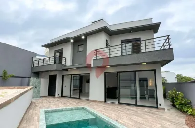 Casa de condomínio para venda em chácara das nações de 294.00m² com 3 quartos, 3 suites e 4 garagens