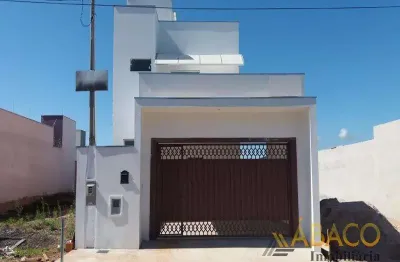 Sobrado para venda em jardim santa júlia de 190.00m² com 3 quartos, 1 suite e 2 garagens