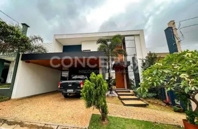 Casa de condomínio para venda em residencial reserva esmeralda de 300.00m² com 4 quartos, 4 suites e 2 garagens