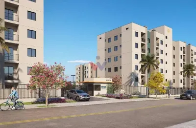 Apartamento para venda em cidade industrial de 47.00m² com 2 quartos e 1 garagem