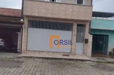 Sobrado para venda em jundiapeba de 200.00m² com 3 quartos e 2 garagens