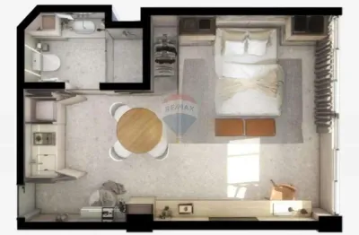 Studio para venda em chácara são josé de 30.00m² com 1 quarto e 1 garagem