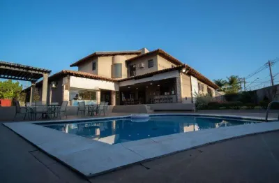 Casa de condomínio para venda em condomínio bourgainville de 520.00m² com 1 quarto, 1 suite e 6 garagens