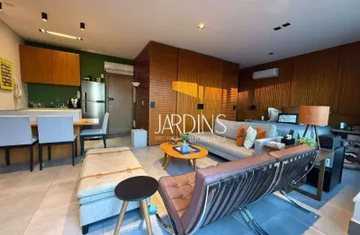 Studio para venda em jardim botânico de 47.00m² com 1 quarto, 1 suite e 2 garagens