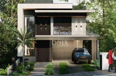 Casa de condomínio para venda em mogi moderno de 249.00m² com 3 quartos, 3 suites e 4 garagens