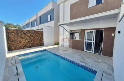 Casa de condomínio para venda em jardins do parque castanheiras de 90.00m² com 3 quartos, 1 suite e 2 garagens