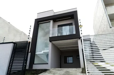 Sobrado para venda em xaxim de 112.00m² com 3 quartos, 1 suite e 2 garagens