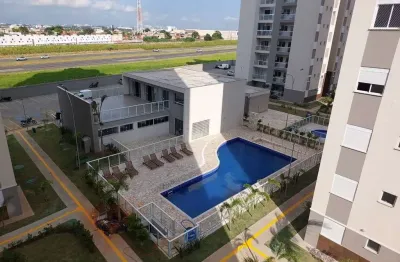 Apartamento para venda em condomínio portal terras de carrara de 58.00m² com 2 quartos, 1 suite e 1 garagem
