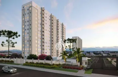 Apartamento para venda em pinheirinho de 36.00m² com 2 quartos