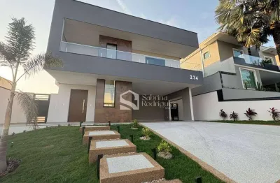 Sobrado para venda em jardim residencial helvétia park ii de 328.00m² com 3 quartos, 3 suites e 4 garagens